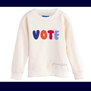 VOTE sweatshirt NWT